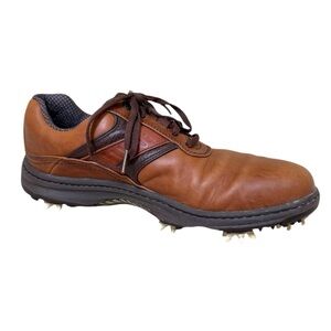 FootJoy Golf Shoes Brown Leather Comfort‎ Golfing Mens 8.5